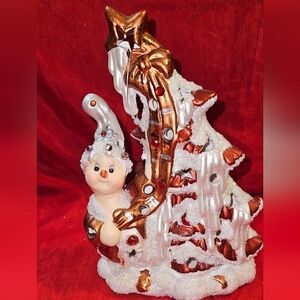 Elf & Christmas Tree Tealight Candle Holder-Decorative Star|Moon Cutouts - NEW